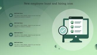 New Employee Hunt And Hiring Icon