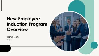 New Employee Induction Program Overview PPT Template AT