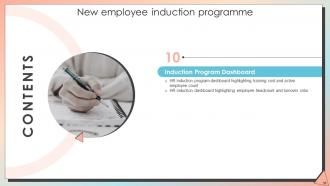 New Employee Induction Programme Powerpoint Presentation Slides