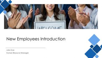 New Employees Introduction PPT Template AT