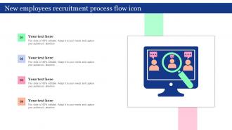 New Employees Recruitment Process Flow Icon
