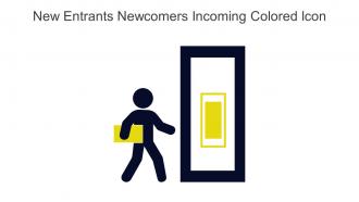 New Entrants Newcomers Incoming Colored Icon In Powerpoint Pptx Png And Editable Eps Format