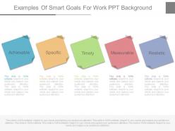 New examples of smart goals for work ppt background
