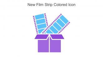 New Film Strip Colored Icon In Powerpoint Pptx Png And Editable Eps Format
