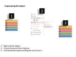 New five tags for education strategy and planning flat powerpoint design