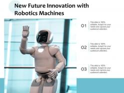 New future innovation with robotics machines