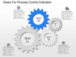 New gears for process control indication powerpoint template