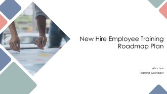 New Hire Employee Training Roadmap Plan PPT Summary AT
