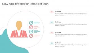 New Hire Information Checklist Icon