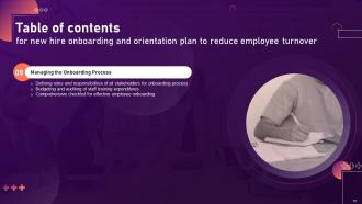 New Hire Onboarding And Orientation Plan To Reduce Employee Turnover Complete Deck Analytical Engaging
