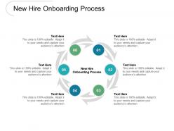 New hire onboarding process ppt powerpoint presentation show example cpb