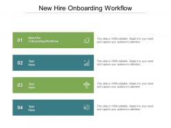 New hire onboarding workflow ppt powerpoint presentation styles mockup cpb