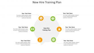 New hire training plan ppt powerpoint presentation visual aids ideas cpb
