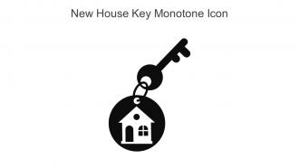 New House Key Monotone Icon In Powerpoint Pptx Png And Editable Eps Format