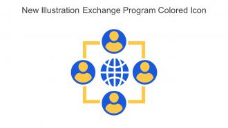 New Illustration Exchange Program Colored Icon In Powerpoint Pptx Png And Editable Eps Format