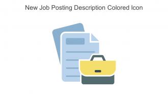 New Job Posting Description Colored Icon In Powerpoint Pptx Png And Editable Eps Format