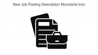 New Job Posting Description Monotone Icon In Powerpoint Pptx Png And Editable Eps Format
