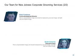 New joinees corporate grooming proposal powerpoint presentation slides