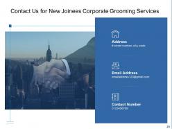 New joinees corporate grooming proposal powerpoint presentation slides