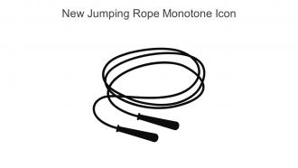 New Jumping Rope Monotone Icon In Powerpoint Pptx Png And Editable Eps Format