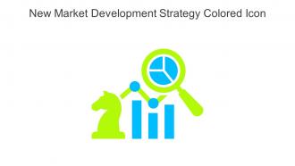 New Market Development Strategy Colored Icon In Powerpoint Pptx Png And Editable Eps Format