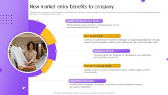 New Market Entry Benefits To Company Market Entry Strategy For International Expansion