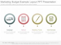 New marketing budget example layout ppt presentation