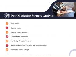 New marketing strategy analysis marketing and business development action plan ppt diagrams