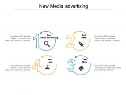 New media advertising ppt powerpoint presentation portfolio design templates cpb