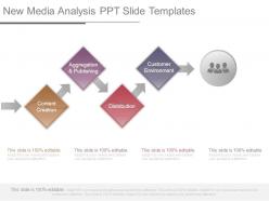 New media analysis ppt slide templates