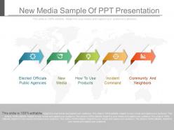 New media sample of ppt presentation