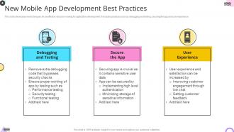 New Mobile App Development Best Practices
