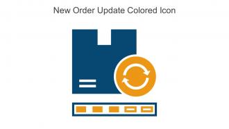 New Order Update Colored Icon In Powerpoint Pptx Png And Editable Eps Format