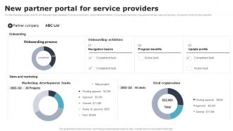 New Partner Portal For Service Providers