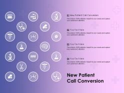 New patient call conversion ppt powerpoint presentation infographic template example