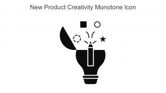 New Product Creativity Monotone Icon In Powerpoint Pptx Png And Editable Eps Format