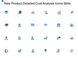New Product Detailed Cost Analysis Icons Slide Growth L443 Ppt Powerpoint Ideas