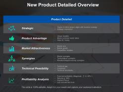 New Product Detailed Overview Ppt Powerpoint Presentation File Deck