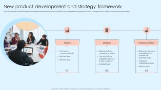 New Product Development And Strategy Framework