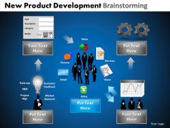 New product development brainstorming powerpoint slides and ppt templates db