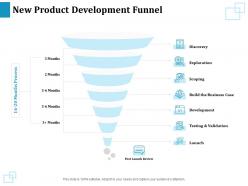 New product development funnel discovery ppt powerpoint presentation infographic template