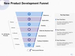 New product development funnel scoping build ppt powerpoint presentation professional backgrounds
