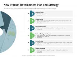 New product development plan and strategy m3361 ppt powerpoint presentation icon
