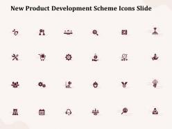 New product development scheme icons slide ppt powerpoint presentation professional icons