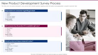 New Product Development Survey Process