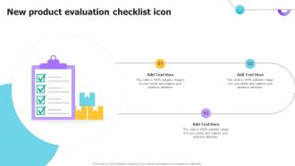 New Product Evaluation Checklist Icon