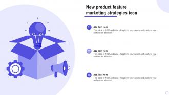 New Product Feature Marketing Strategies Icon