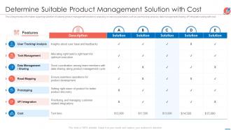 New product introduction market determine suitable product management solution