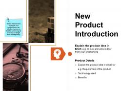 New product introduction powerpoint show