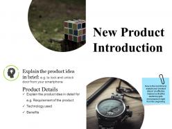 New product introduction ppt inspiration